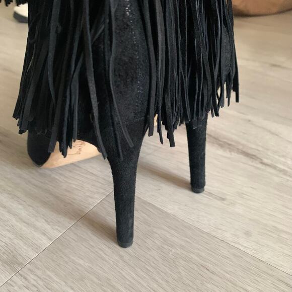 Sam Edelman Fringe Booties Size 8 - Picture 3 of 6